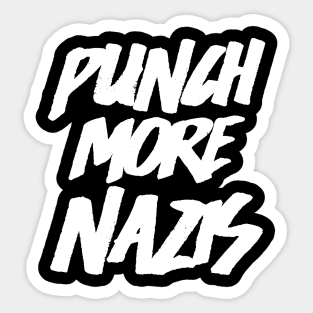 Goals (Punch More Nazis) Sticker